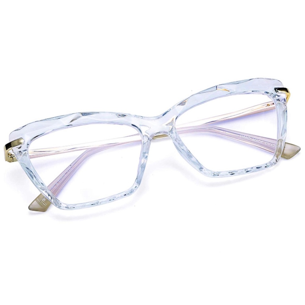 Crystal Cat-eye Eyeglasses
